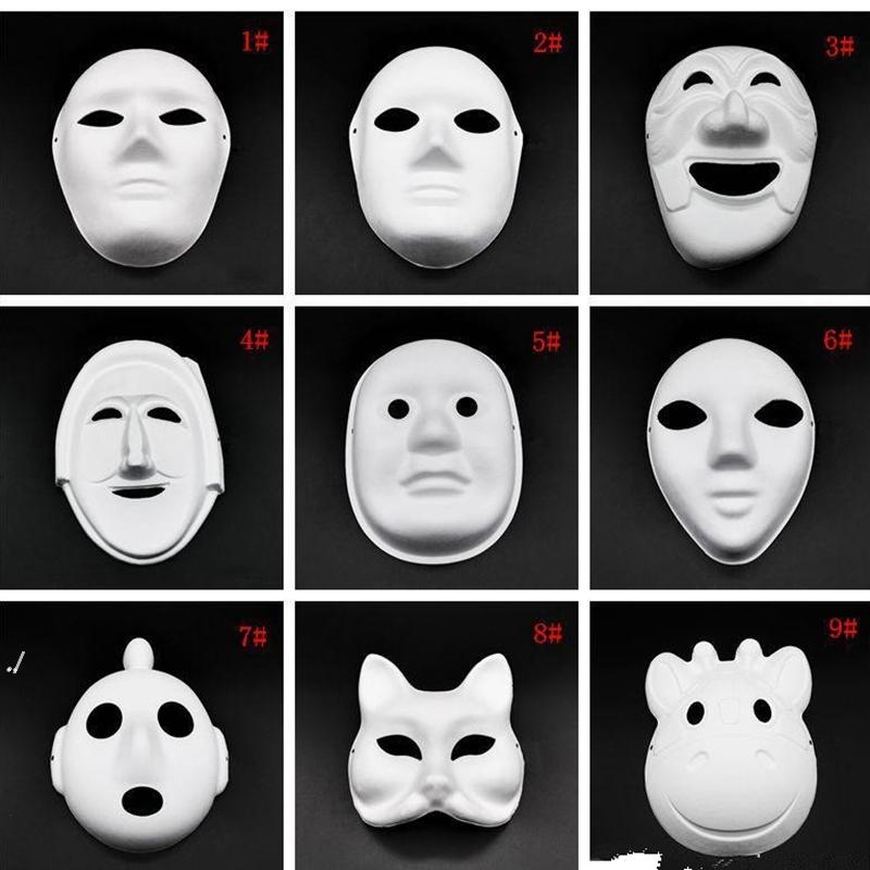 Halloween Full Face Masks DIY Hand-Painted Pulp Plaster Covered Paper Mache Blank Mask White Masquerade Masks Plain Party Mask RRD8188
Halloween Full Face Masks DIY Hand-Painted Pulp Plaster Covered Paper Mache Blank Mask White Masquerade Masks Plain Party Mask RRD8188
