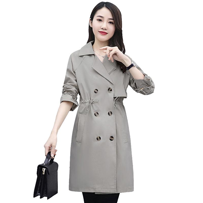 Women's Trench Coats Plus Size Coat 2021 Spring Summer Autumn Windbreaker Elegant Casaco Feminino Mid-Length Long-Sleeved, Khaki 01178
Women's Trench Coats Plus Size Coat 2021 Spring Summer Autumn Windbreaker Elegant Casaco Feminino Mid-Length Long-Sleeved, Khaki 01178