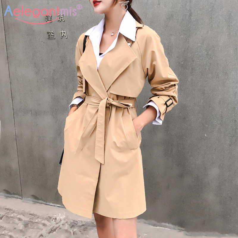 Aelegantmis Autumn Loose Long Trench Coat for Women Fashion Sashes Cardigan Outwear Office Oversized Women's Windbreaker 210607, Khaki
Aelegantmis Autumn Loose Long Trench Coat for Women Fashion Sashes Cardigan Outwear Office Oversized Women's Windbreaker 210607, Khaki