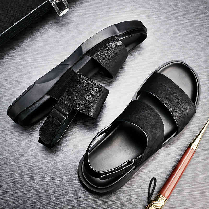 Slippers Men's sandals summer men's personalized fashion leather Roman soft soled beach casual shoes 1S8E, 1# shoe box
Slippers Men's sandals summer men's personalized fashion leather Roman soft soled beach casual shoes 1S8E, 1# shoe box