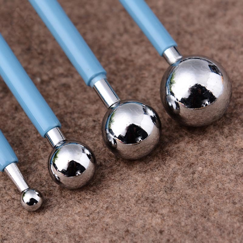 Professional DIY Stainless Steel Polymer Clay Tools Tool Sculpture Tools Toys For Clay Carving Molding Ball Stylus Sticks