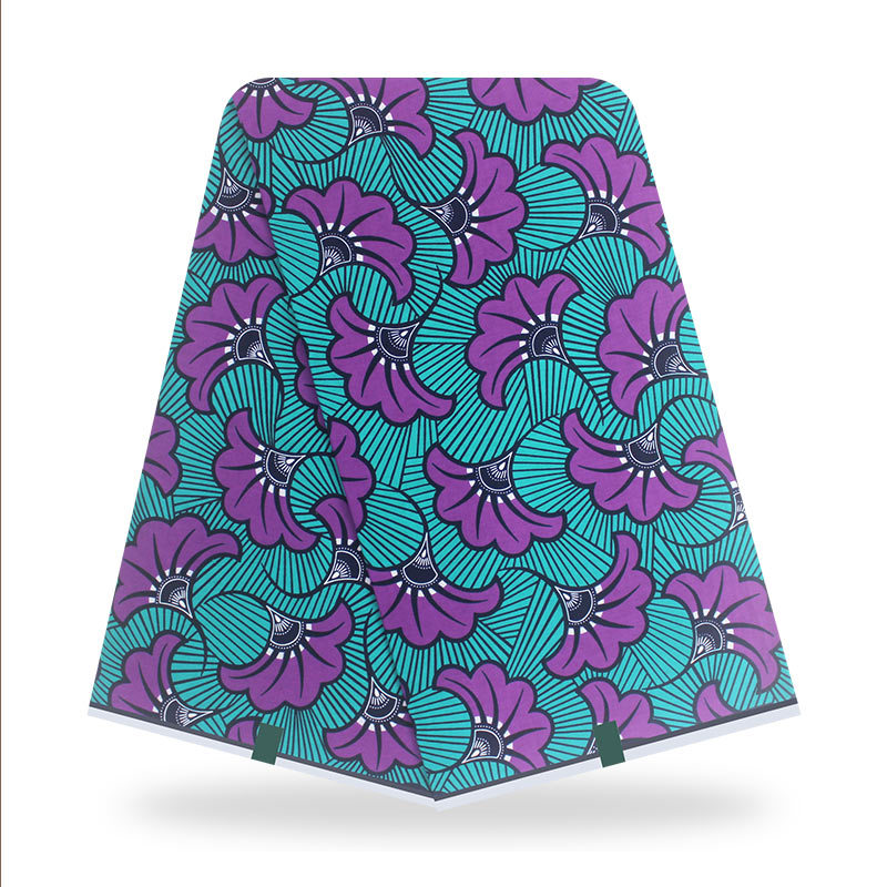 Sewing DIY Fabric 100% Cotton Dresses Material Nigerian Ankara wax African tissus Real wax Wax 6yard/lot 210408