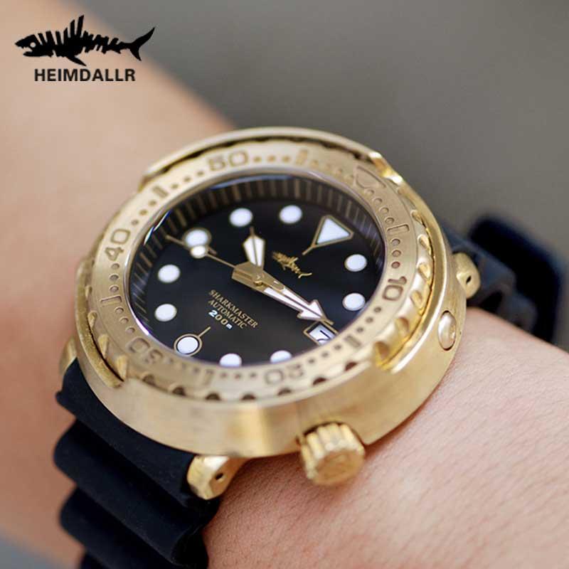 Heimdallr Bronze Tuna Automatic Watch Mechanical NH35A Sapphire Crystal Diver Watches 200m C3 Super Luminous Gold Wristwatch Wristwatches, Basic version
Heimdallr Bronze Tuna Automatic Watch Mechanical NH35A Sapphire Crystal Diver Watches 200m C3 Super Luminous Gold Wristwatch Wristwatches, Basic version