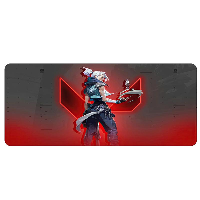 Mouse Pads & Wrist Rests Desk Mat Valorant Gaming Large Rubber Washable Speed Gamer Accessories Locking Edge XL Otaku Laptop Keyboard Mats