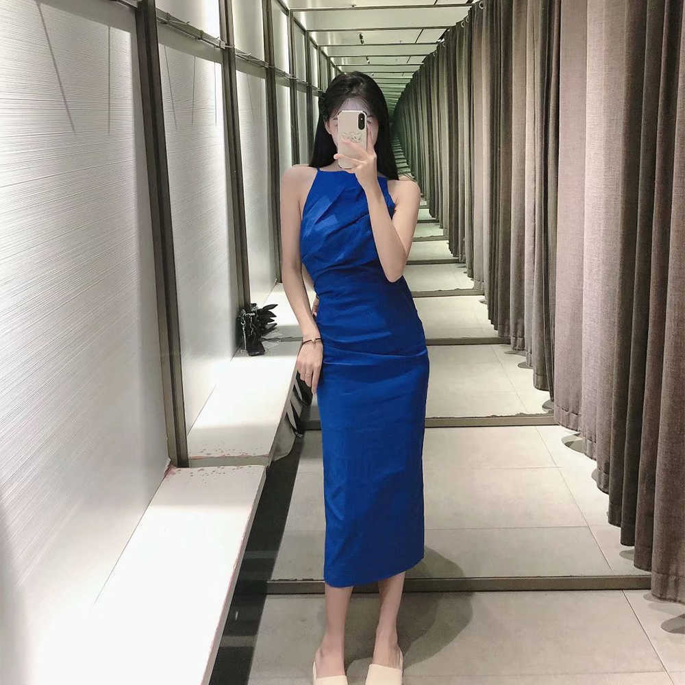 Summer Dress Women elegant Casual Fashion Chic Lady Draped Prom Dresses Maxi dress Woman robe femme 210709