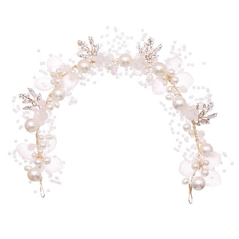 Hair Clips & Barrettes Fashion Handmade White Flower Band Pearl Ribbon Wedding Headband Women's Headdress Jewelry Bride Beauty, Golden;silver
Hair Clips & Barrettes Fashion Handmade White Flower Band Pearl Ribbon Wedding Headband Women's Headdress Jewelry Bride Beauty, Golden;silver