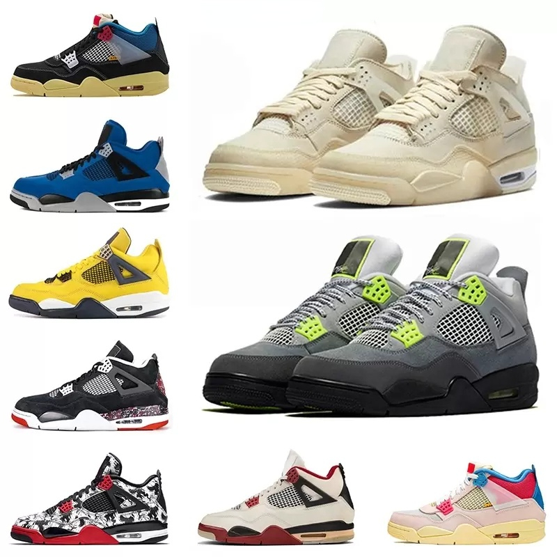High Quality 4 4s New Jumpman Bred Black Cat Neon sail Hot Punch Red Metallic Pure Money Basketaball Shoes jordan Mens Womens Sneakers, 1 2021 new bred
High Quality 4 4s New Jumpman Bred Black Cat Neon sail Hot Punch Red Metallic Pure Money Basketaball Shoes jordan Mens Womens Sneakers, 1 2021 new bred