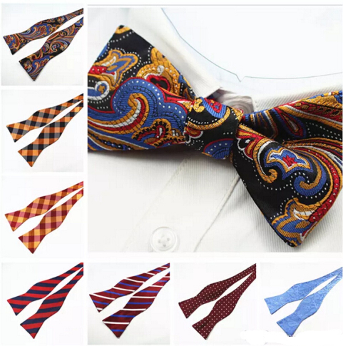 Groom Ties Mens Self Bow ties Brand New 100% Silk Luxury Plain Tie Bowtie Butterflies Wedding Multi-Color, Choose color 01-64#
Groom Ties Mens Self Bow ties Brand New 100% Silk Luxury Plain Tie Bowtie Butterflies Wedding Multi-Color, Choose color 01-64#