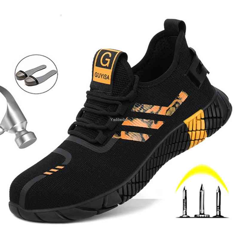 Dress Shoes Indestructible Work Safety Boot Lightweight Steel Toe Air Mesh Breathable Men Puncture-Proof Sneaker LSEF, Black
Dress Shoes Indestructible Work Safety Boot Lightweight Steel Toe Air Mesh Breathable Men Puncture-Proof Sneaker LSEF, Black