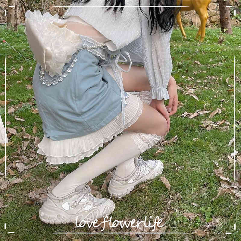 Summer Kawaii Mini Skirt Women Casual Bow Lace Vintage Skirt Female Lolita High Waist Korean Style A-line Skirts Ladies 210521, As picture
Summer Kawaii Mini Skirt Women Casual Bow Lace Vintage Skirt Female Lolita High Waist Korean Style A-line Skirts Ladies 210521, As picture
