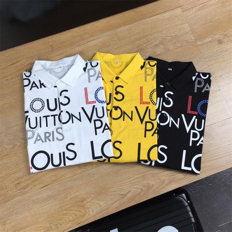 21SS men's summer top casual T-shirt POLO short sleeve shirt brand clothing letter pattern 052, White
21SS men's summer top casual T-shirt POLO short sleeve shirt brand clothing letter pattern 052, White