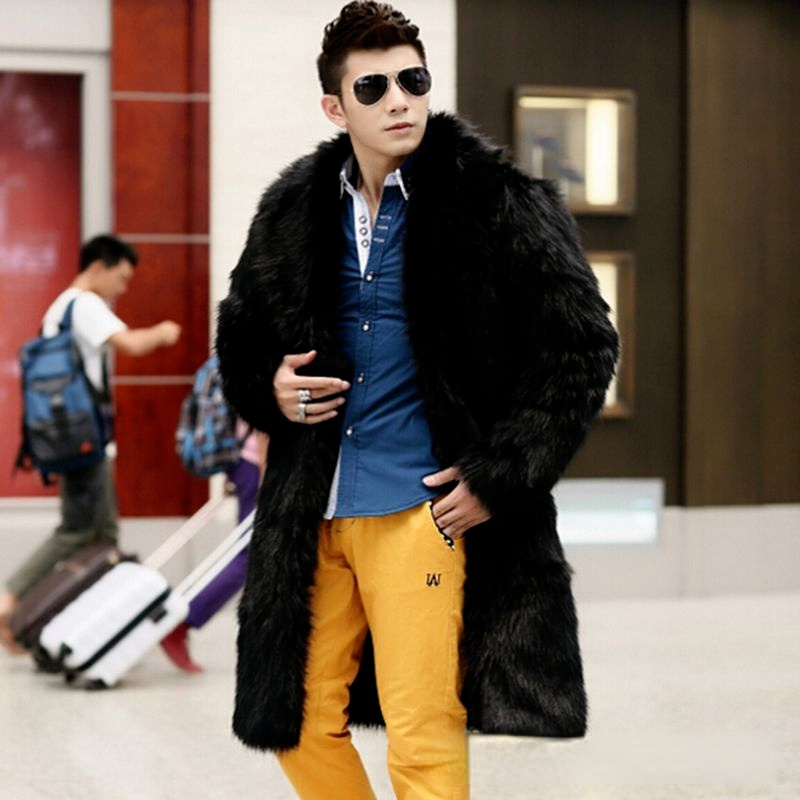 Men's Coat Weekend Winter Long Coat Shawl Lapel Loose Jacket Long Sleeve Solid Colored White Black Brown Faux Fur
Men's Coat Weekend Winter Long Coat Shawl Lapel Loose Jacket Long Sleeve Solid Colored White Black Brown Faux Fur