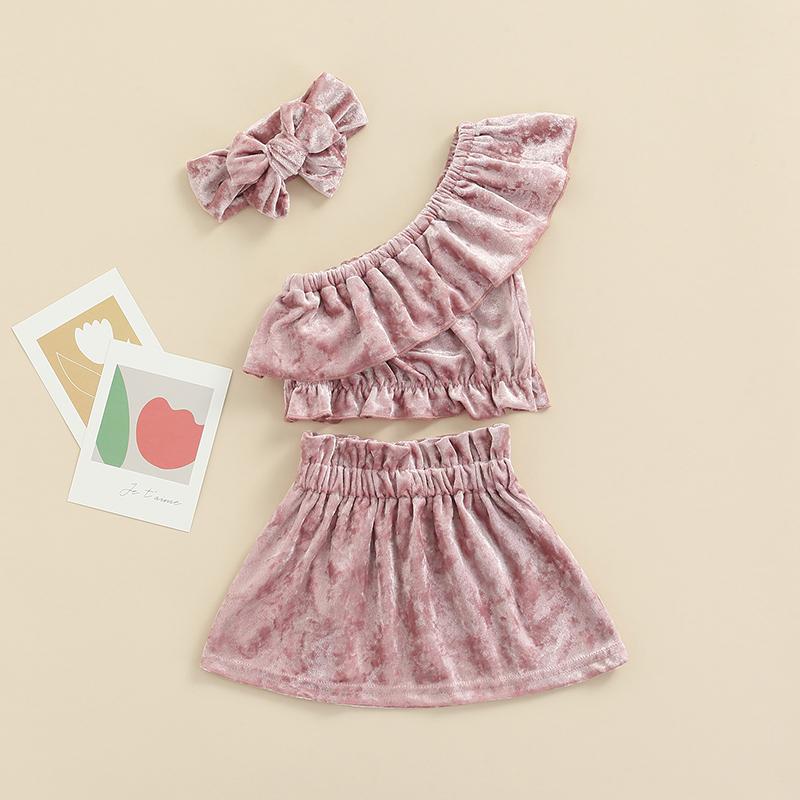 Clothing Sets Princess Lovely Baby Girls 3pcs Skirt Set Velvet Ruffled Single Sleeve Tank Top + A-line Skirts Toddler Fashion Summer Outfit, White
Clothing Sets Princess Lovely Baby Girls 3pcs Skirt Set Velvet Ruffled Single Sleeve Tank Top + A-line Skirts Toddler Fashion Summer Outfit, White