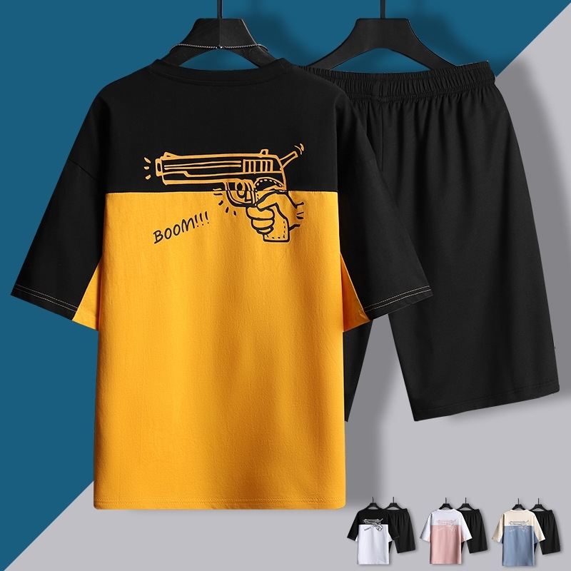 Varsanol Mens Sport Suits Summer Top T-shirts Male Solid Shorts Fashion Polyester TrackSuit Men Bermuda Masculina Board Shorts 210601, Blue
Varsanol Mens Sport Suits Summer Top T-shirts Male Solid Shorts Fashion Polyester TrackSuit Men Bermuda Masculina Board Shorts 210601, Blue