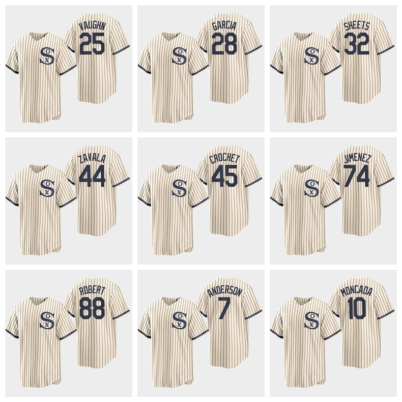 ChicagoWhite Sox Baseball Jersey #74 Eloy Jimenez 10 Yoan Moncada 7 Tim Anderson 79 Jose Abreu 88 Luis Robert Custom White Field of Dreams 1014, Blue;black
ChicagoWhite Sox Baseball Jersey #74 Eloy Jimenez 10 Yoan Moncada 7 Tim Anderson 79 Jose Abreu 88 Luis Robert Custom White Field of Dreams 1014, Blue;black