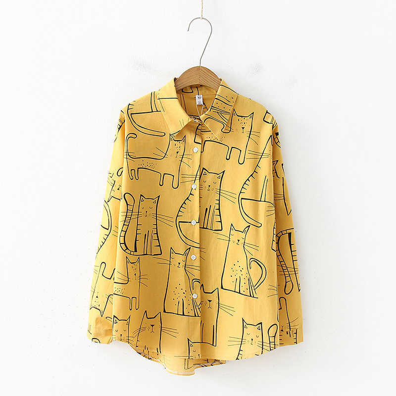 Korean Kawaii Pretty Cartoon Sweet Cat Print Blouse Autumn Ladies Long Sleeve Tee Shirt Top Loose Blusas Vintage Lolita DF2333 210609, Pink
Korean Kawaii Pretty Cartoon Sweet Cat Print Blouse Autumn Ladies Long Sleeve Tee Shirt Top Loose Blusas Vintage Lolita DF2333 210609, Pink