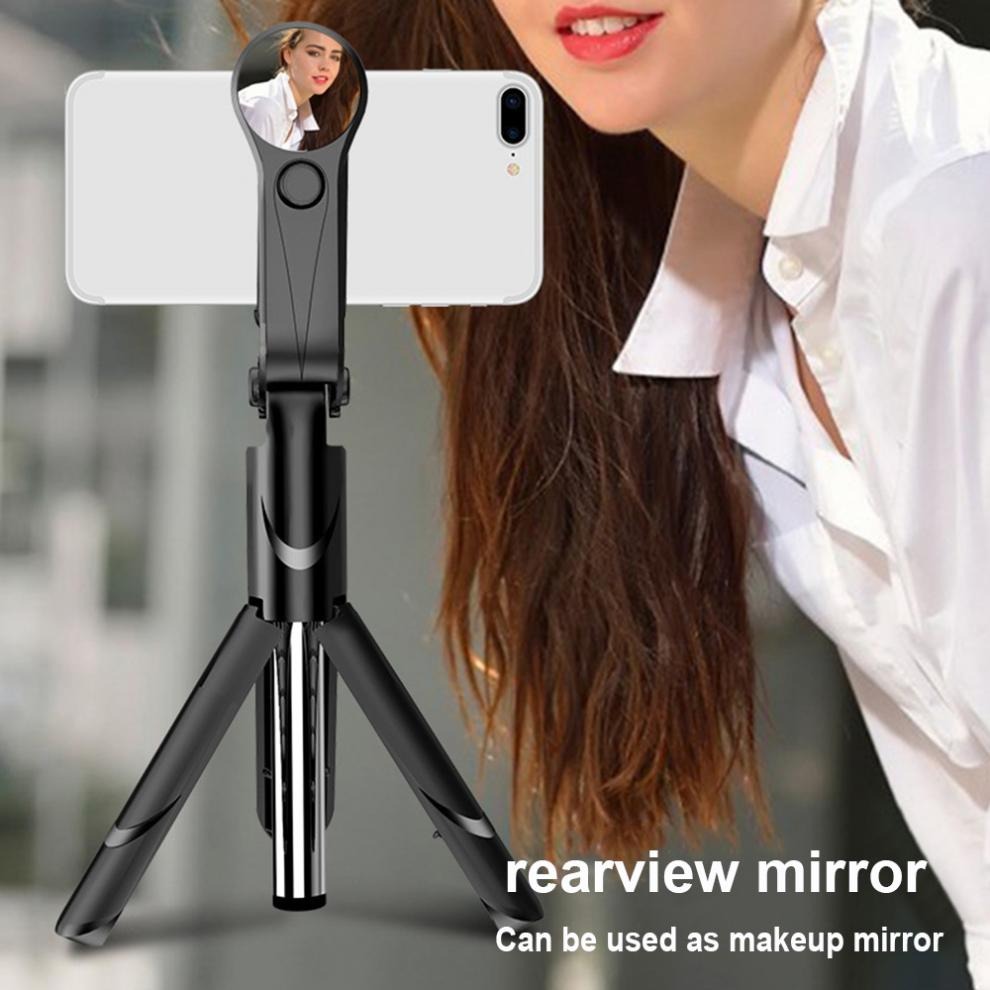 XT09S Mobile Phone Selfie Stick Remote Control with Tripod Integrated Multi-Function Video Live Support Phone Holder