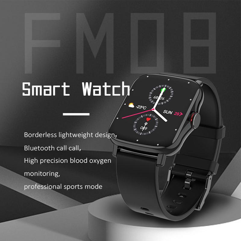 Smart Wristbands ZQH Watch FM08 Men Call 1.69 Inch Full Touch Fitness Tracker Blood Pressure Clock Women GTS 2 SmartWatch PK P9
Smart Wristbands ZQH Watch FM08 Men Call 1.69 Inch Full Touch Fitness Tracker Blood Pressure Clock Women GTS 2 SmartWatch PK P9