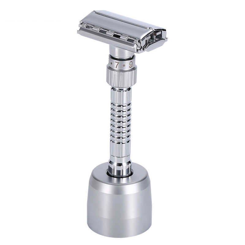 Adjustable Double Edge Shaving Safety Razor Shaver Blades Zinc Alloy Chrome Razors With Case P0817
Adjustable Double Edge Shaving Safety Razor Shaver Blades Zinc Alloy Chrome Razors With Case P0817