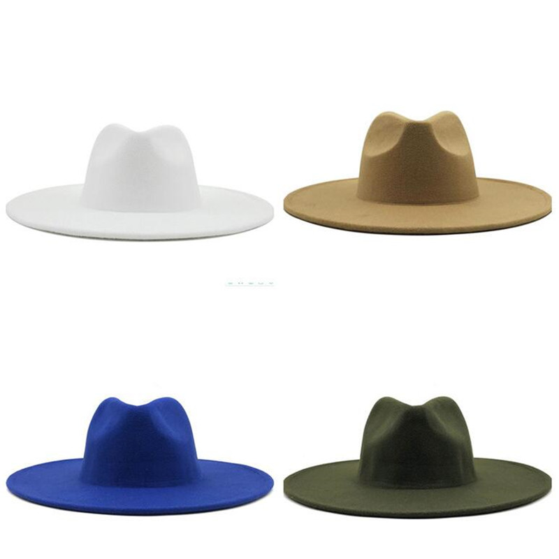 9cm Wide Brim Hats Top Hat Jazz Formal Hat Men Women Panama Cap Felt Fedora Caps Lady Man Woman Trilby Chapeau Fashion Accessories 742 T2, Blue;gray
9cm Wide Brim Hats Top Hat Jazz Formal Hat Men Women Panama Cap Felt Fedora Caps Lady Man Woman Trilby Chapeau Fashion Accessories 742 T2, Blue;gray