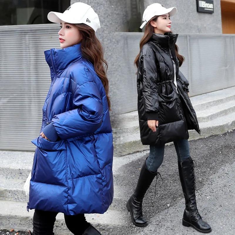 Women's Down & Parkas Winter Lightweight Jacket Women Thick Warm Korean Long Sleeve Loose Doudoune Pocket Ultra Light White Duck Coats, Blue
Women's Down & Parkas Winter Lightweight Jacket Women Thick Warm Korean Long Sleeve Loose Doudoune Pocket Ultra Light White Duck Coats, Blue