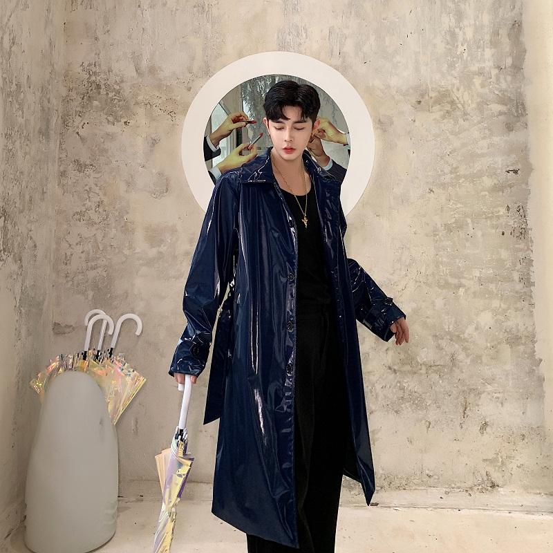 Men's Trench Coats Men Jacket Stage Clothing Bright Shining Loose Casual Belt Long Coat Male Streetwear Hip Hop Punk Overcoat Windbreaker, 3021
Men's Trench Coats Men Jacket Stage Clothing Bright Shining Loose Casual Belt Long Coat Male Streetwear Hip Hop Punk Overcoat Windbreaker, 3021