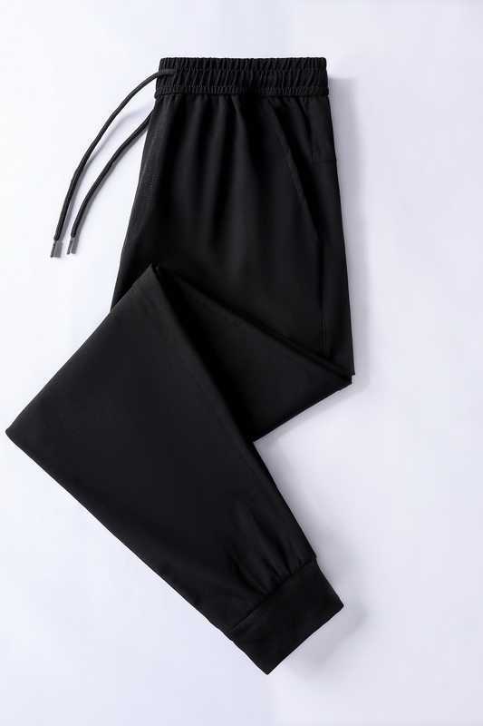 2021New Men's Quick Dry and ice silk Pants Male Summer Breathable Solid Color Slim Trousers Pencil PantsM-5XL Y0811