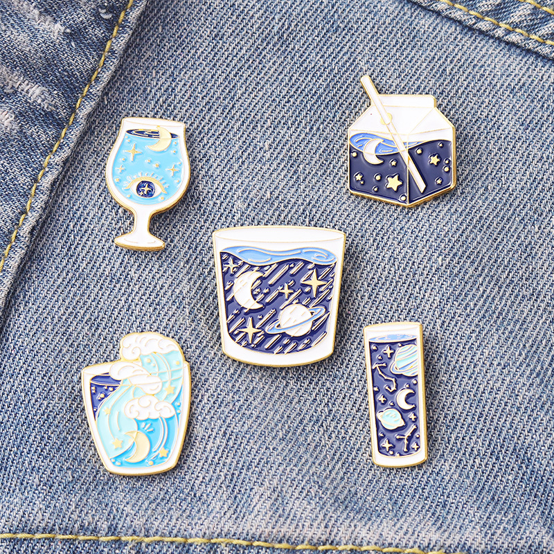 Starry Sky Cup Blue Color Enamel Brooches Pin for Women Fashion Dress Coat Shirt Demin Metal Funny Brooch Pins Badges Promotion Gift 2021 New Design
Starry Sky Cup Blue Color Enamel Brooches Pin for Women Fashion Dress Coat Shirt Demin Metal Funny Brooch Pins Badges Promotion Gift 2021 New Design