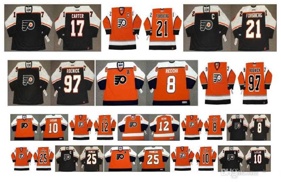 Vintage Philadelphia Flyers Jersey 21 Peter Forsberg 10 JOHN LeCLAIR 25 KEITH PRIMEAU 12 Gagne 8 MARK RECCHI 97 JEREMY ROENICK Custom Hockey, Black
Vintage Philadelphia Flyers Jersey 21 Peter Forsberg 10 JOHN LeCLAIR 25 KEITH PRIMEAU 12 Gagne 8 MARK RECCHI 97 JEREMY ROENICK Custom Hockey, Black