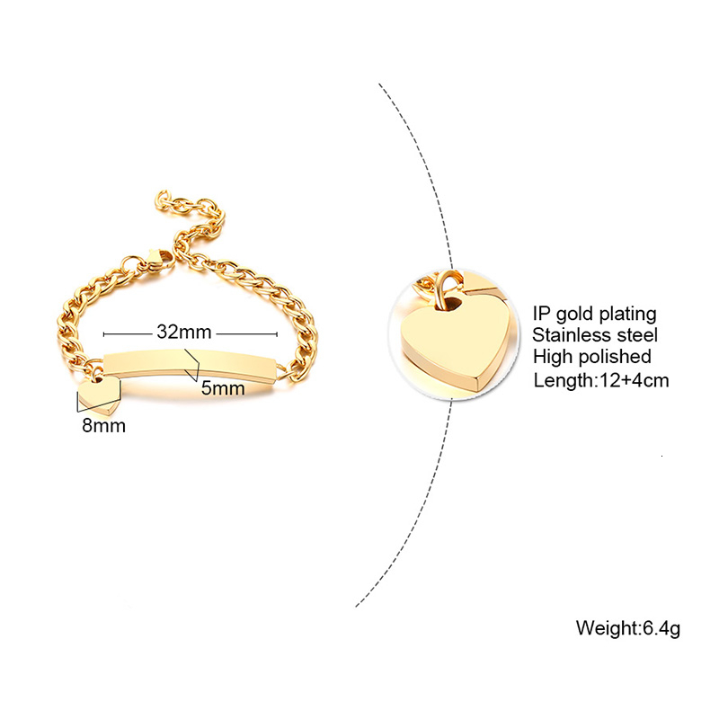 Vnox Custom Personalize Baby Name Bracelet Anti Allergy Stainless Steel Chain Adjustable Infant Baptism Gifts to Girls Boys