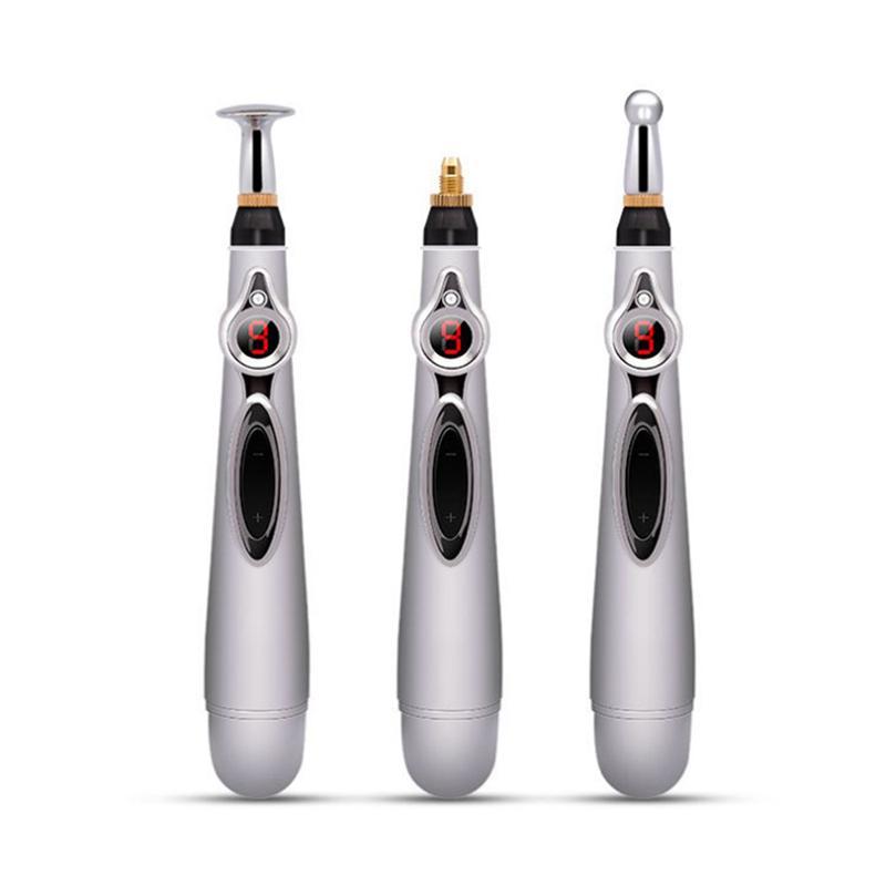 Full Body Massager Electronic Acupuncture Pen Electric Meridians Laser Therapy Heal Massage Meridian EnergyRelief Pain Tools