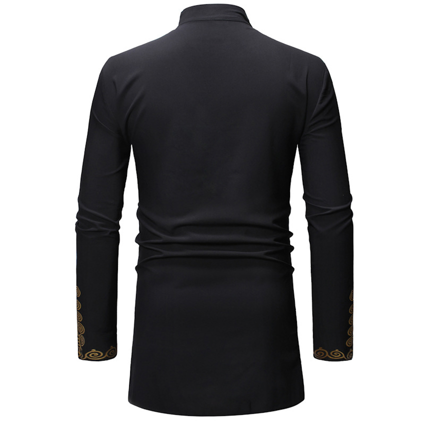 2pieces Clothing Set Black Dashiki 3D Print Shirt Tops Trousers for Man African Ethnic Dashiki T-shirt Cotton Bazin Riche 210408