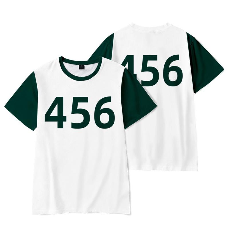 women's t-shirt squid game cosplay costume short sleeve li zhengjae same print 456 218 men women summer fashion casual cool t shirt, White
women's t-shirt squid game cosplay costume short sleeve li zhengjae same print 456 218 men women summer fashion casual cool t shirt, White