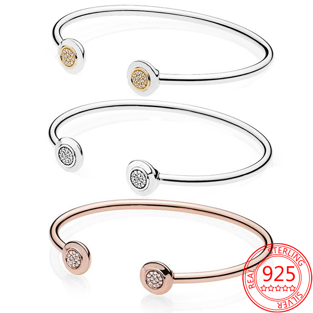 Classic 925 sterling silver open bracelet rose gold pavé zircon bracelet ladies DIY hanging jewelry gift
Classic 925 sterling silver open bracelet rose gold pavé zircon bracelet ladies DIY hanging jewelry gift