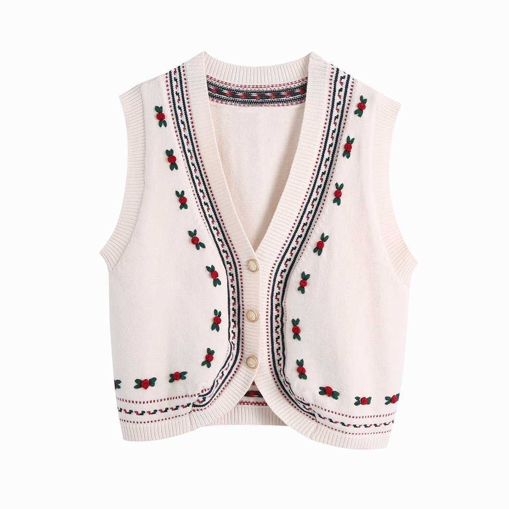 Stylish Women Sweater Vest Spring Fashion Cute Floral Modern Lady Tank Top 210602, As photo
Stylish Women Sweater Vest Spring Fashion Cute Floral Modern Lady Tank Top 210602, As photo