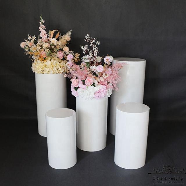 Party Decoration 5pcs/set)Round Decorative White Pillar Column Plinth Pedestal Cylinder Flower Stand For Wedding Event Decorations Yudao860
Party Decoration 5pcs/set)Round Decorative White Pillar Column Plinth Pedestal Cylinder Flower Stand For Wedding Event Decorations Yudao860