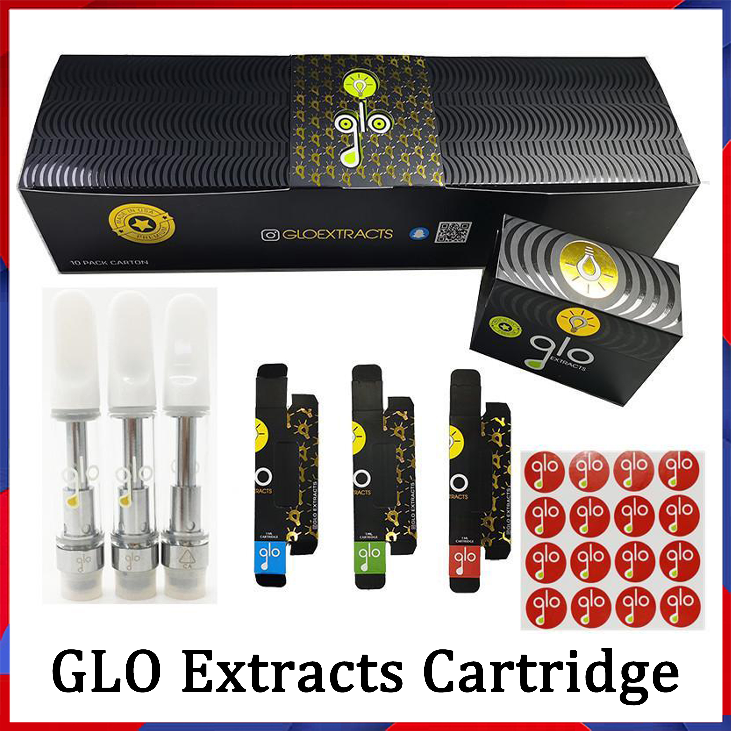 Factory Wholesale GLO Extracts Vape Cartridges Atomizer Carts cart 0.8ml 1 ml Oil Pyrex glass Tank 510 Ceramic Coil newest Packaging
Factory Wholesale GLO Extracts Vape Cartridges Atomizer Carts cart 0.8ml 1 ml Oil Pyrex glass Tank 510 Ceramic Coil newest Packaging