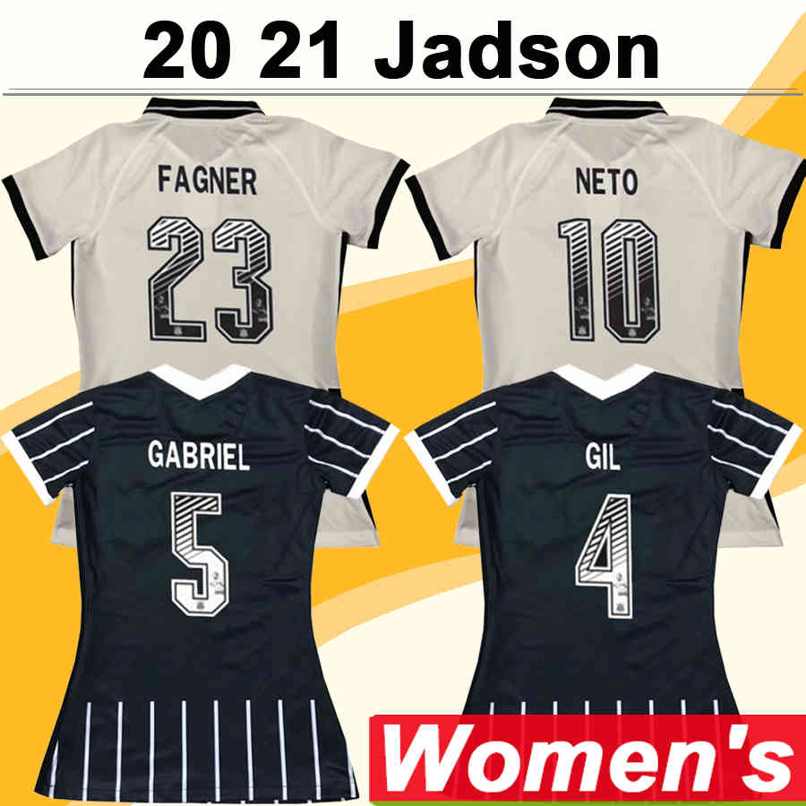 Corinthian 2020 JADSON ROMERO Women Soccer Jerseys CLAYSON KAZIM MAYCON Home White Away Balck Football Shirts Camisas de Futebol, Black
Corinthian 2020 JADSON ROMERO Women Soccer Jerseys CLAYSON KAZIM MAYCON Home White Away Balck Football Shirts Camisas de Futebol, Black