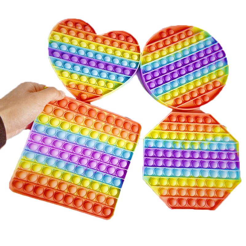 20cm Big Size Push Bubble Fidget Toys Autism Needs Squishy Stress Reliever Toys Adult Kid Anti-stress Fidget Squeeze Board
20cm Big Size Push Bubble Fidget Toys Autism Needs Squishy Stress Reliever Toys Adult Kid Anti-stress Fidget Squeeze Board