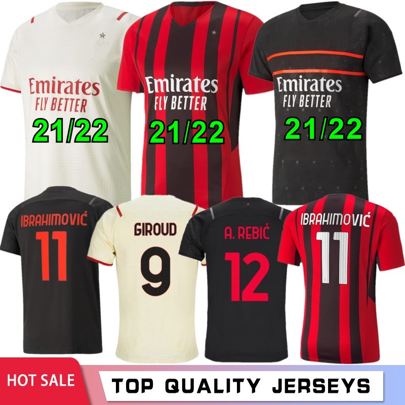 IBRAHIMOVIC 21 22 AC Milan Soccer Jerseys GIROUD BENNACER KESSIE ROMAGNOLI CALHANOGLU 2021 2022 Football Shirt TONALI REBIC Maillot Men + Kids Kit Home Away Custom, Men acmilan
IBRAHIMOVIC 21 22 AC Milan Soccer Jerseys GIROUD BENNACER KESSIE ROMAGNOLI CALHANOGLU 2021 2022 Football Shirt TONALI REBIC Maillot Men + Kids Kit Home Away Custom, Men acmilan