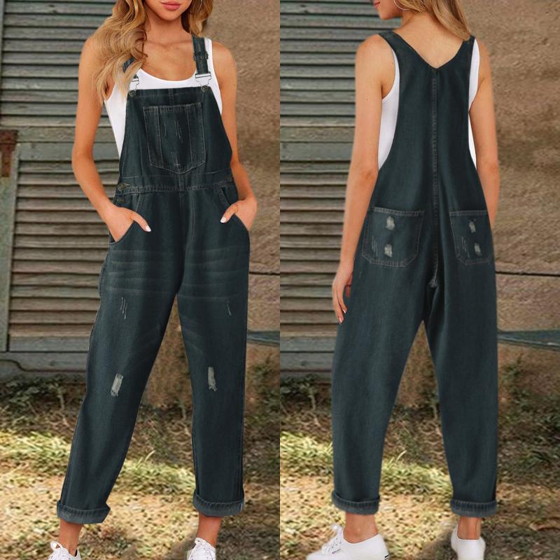 Yoga Outfit Summer Women Sleeveless Overalls Cool Denim Jumpsuit Ripped Holes Casual Mom Jeans Jumpsuits Ladies Plus Size
Yoga Outfit Summer Women Sleeveless Overalls Cool Denim Jumpsuit Ripped Holes Casual Mom Jeans Jumpsuits Ladies Plus Size