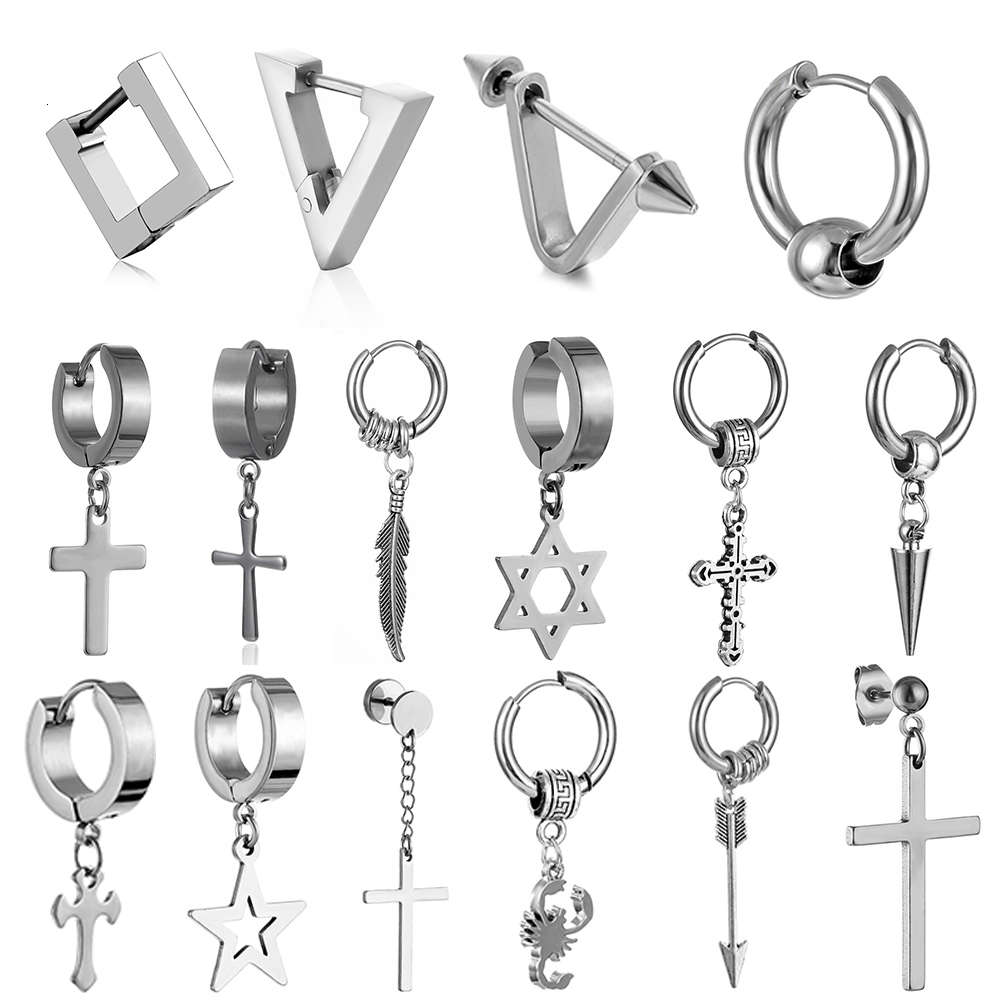Stainless Steel Painless Ear Clip Earrings For Men/Women Punk Black Non Piercing Fake Earrings Gothic Street Hip Hop Ear Jewelry2021, Golden
Stainless Steel Painless Ear Clip Earrings For Men/Women Punk Black Non Piercing Fake Earrings Gothic Street Hip Hop Ear Jewelry2021, Golden