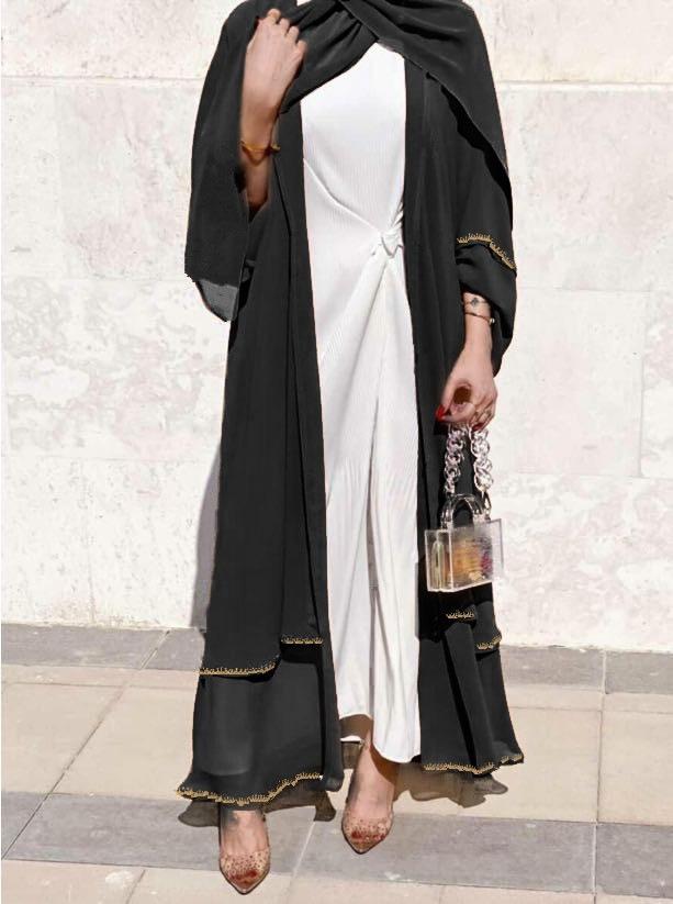 Ethnic Clothing Eid Open Abaya Kimono Dubai Turkey Kaftan Muslim Cardigan Hijab Dress Abayas For Women Robe Arabe Femme Caftan Islamic
Ethnic Clothing Eid Open Abaya Kimono Dubai Turkey Kaftan Muslim Cardigan Hijab Dress Abayas For Women Robe Arabe Femme Caftan Islamic