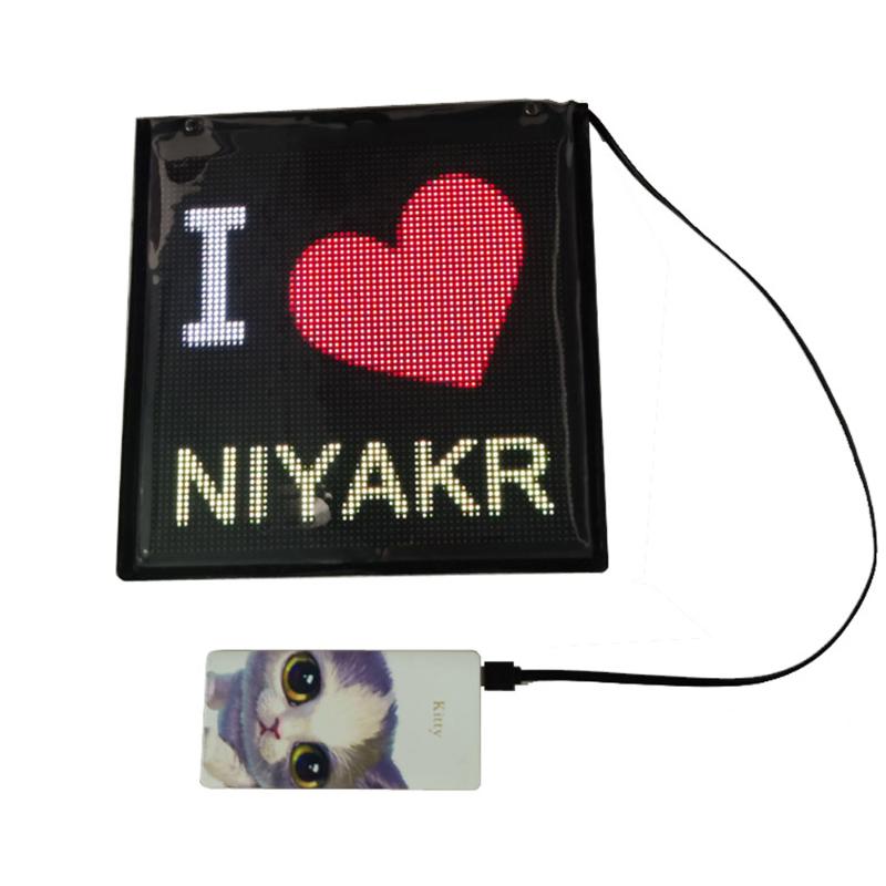 Display 64x64 Pixels Flexible LED Panel Outdoor WIF Bluetooth Phone App Control For Vest Backpack Takeout Box
Display 64x64 Pixels Flexible LED Panel Outdoor WIF Bluetooth Phone App Control For Vest Backpack Takeout Box