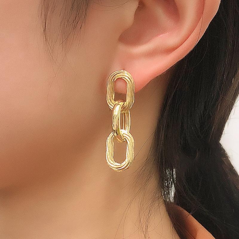 Hoop & Huggie WG Fashion Metal Spiral Earrings Thick Chain Exaggerated Hip Hop Simple For Women Jewelry Gift
Hoop & Huggie WG Fashion Metal Spiral Earrings Thick Chain Exaggerated Hip Hop Simple For Women Jewelry Gift