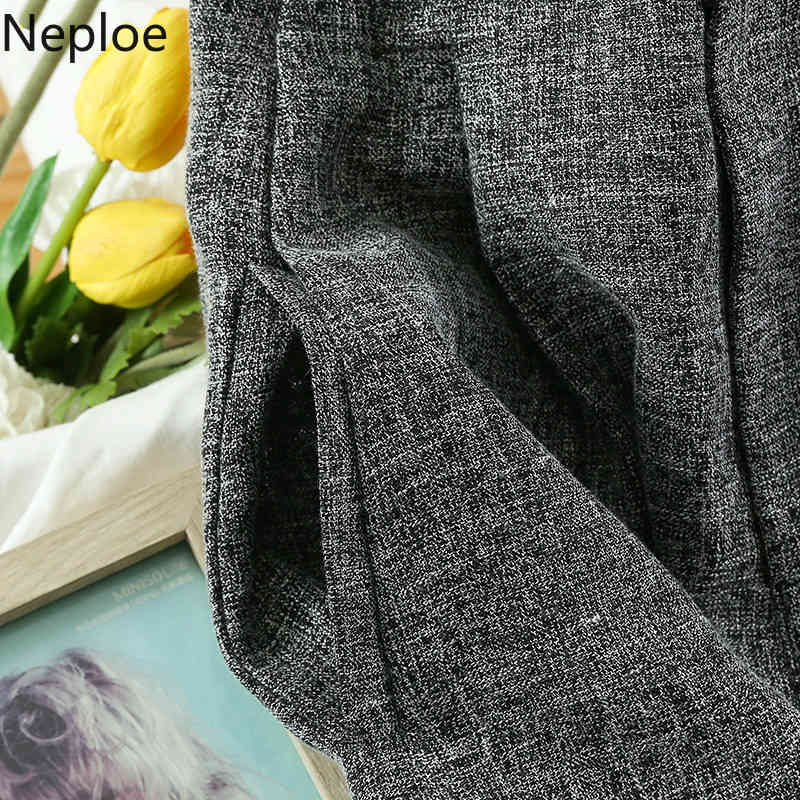 Neploe 2 Piece Outfits for Women Pants and Top Korean Slim Fit Temperament Suit Fall Clothes Femme Roupas Two Piece Set Female 210422