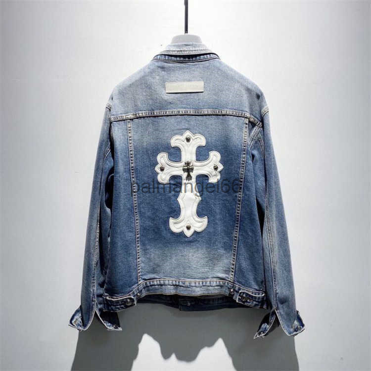 Trendy Heart New Chromes Crocin Embroidered Leather Cross Men's and Women's Jacket Denim Jacket, Black;brown
Trendy Heart New Chromes Crocin Embroidered Leather Cross Men's and Women's Jacket Denim Jacket, Black;brown