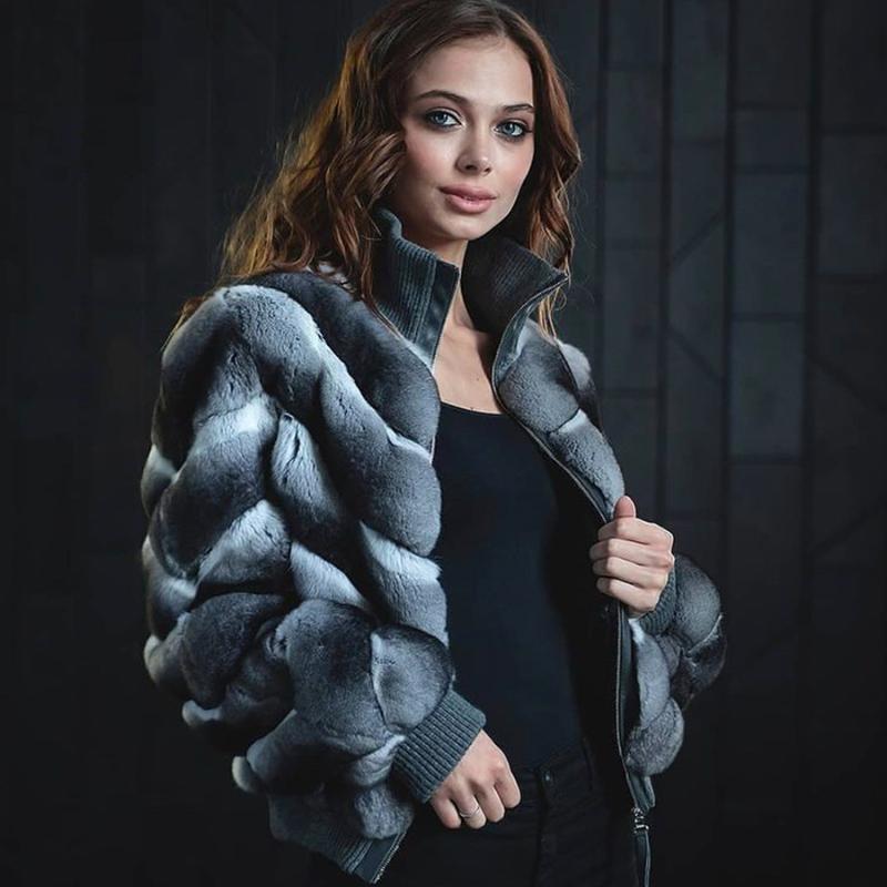 Women's Fur & Faux Chinchilla Colored Coat Women Casual Bomber Jacket Winter Warm Fashion Rex Overcoat
Women's Fur & Faux Chinchilla Colored Coat Women Casual Bomber Jacket Winter Warm Fashion Rex Overcoat