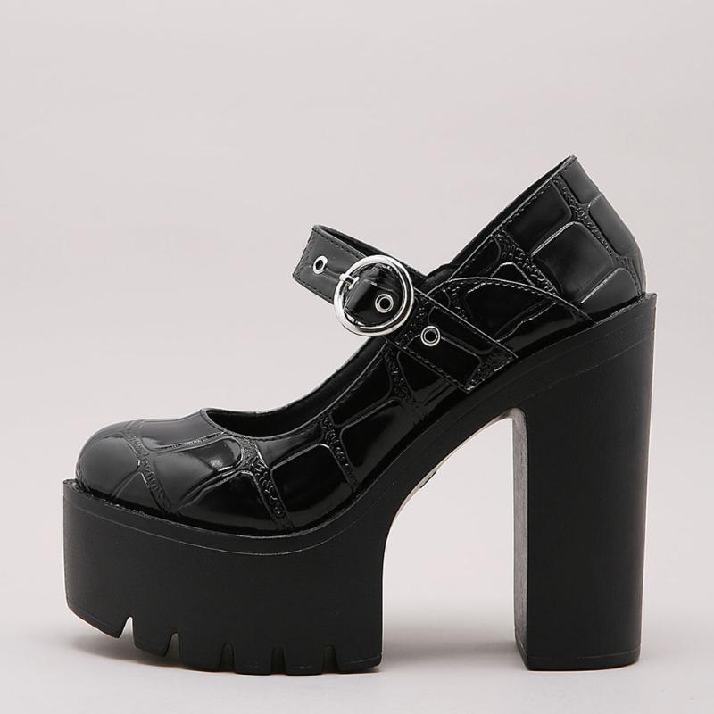 Women's Casual Shoes Arrivals Stylish Design Mary Janes Stone Pattern Platform Non-slip Big Size 40 Footwear Dress, Black
Women's Casual Shoes Arrivals Stylish Design Mary Janes Stone Pattern Platform Non-slip Big Size 40 Footwear Dress, Black