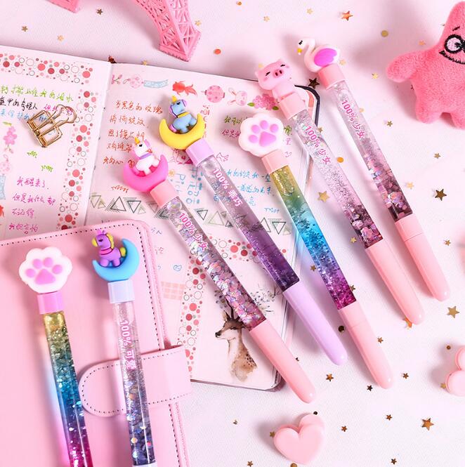 Cartoon Unicorn Quicksand Black Ink 0.5mm Gel Pens Stardrone Students Gel-Pen Writing Supplies Office & School
Cartoon Unicorn Quicksand Black Ink 0.5mm Gel Pens Stardrone Students Gel-Pen Writing Supplies Office & School